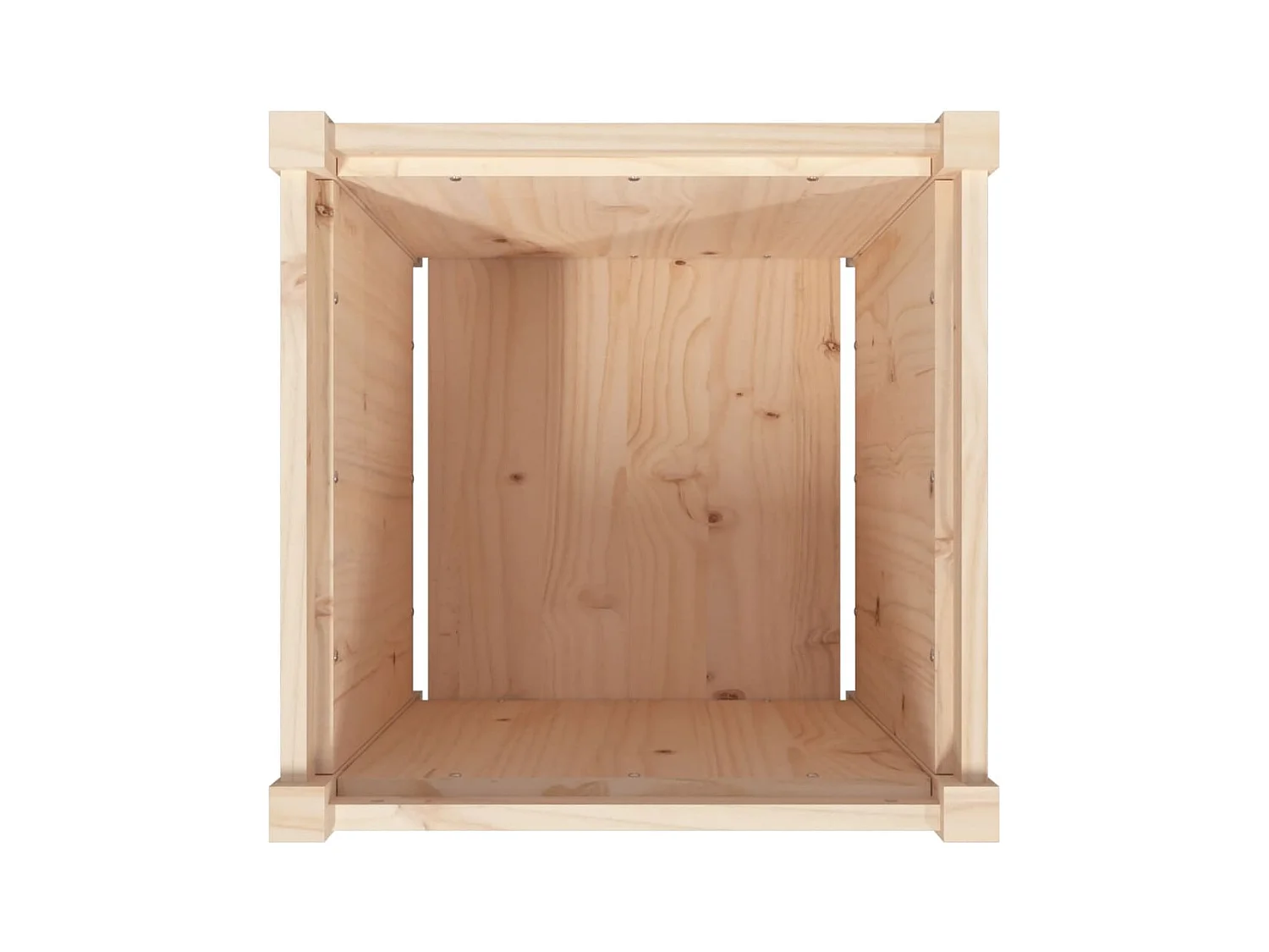 Jardinières 2 pcs bois de pin massif