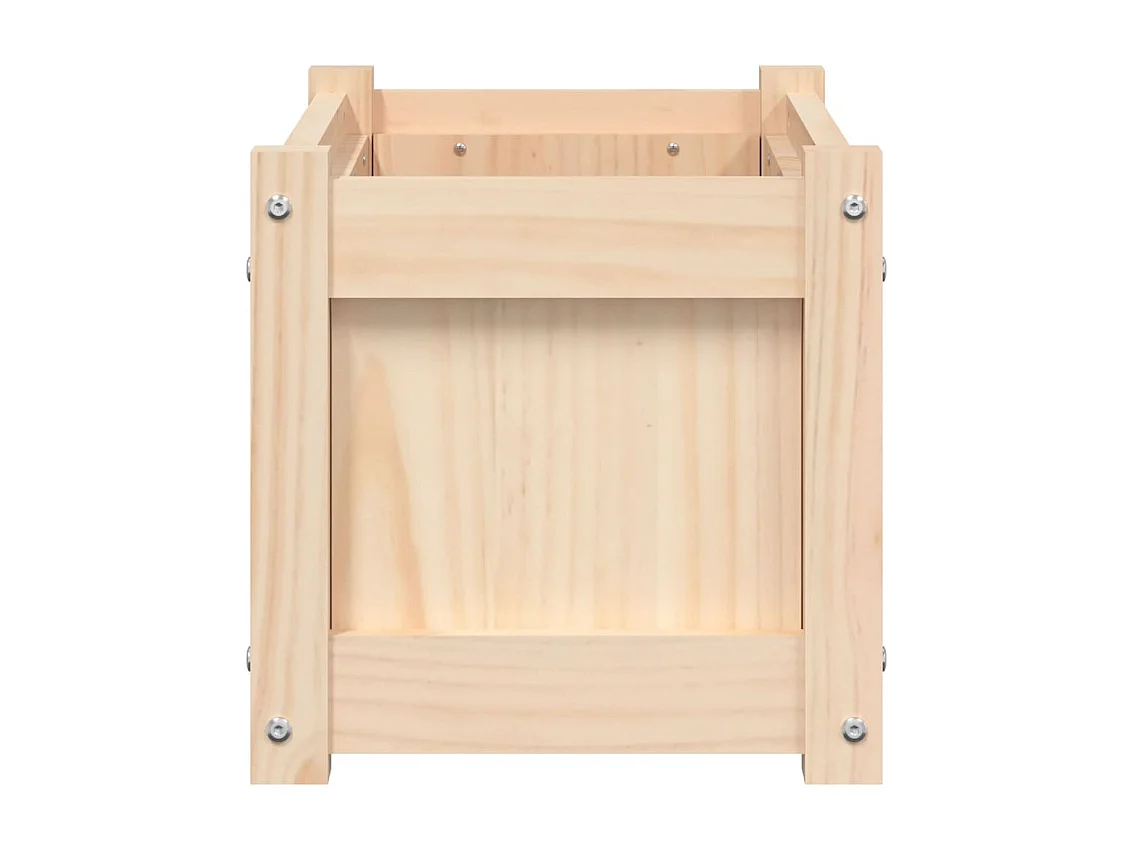 Jardinière d'extérieur 60x31x31 cm bois de pin massif