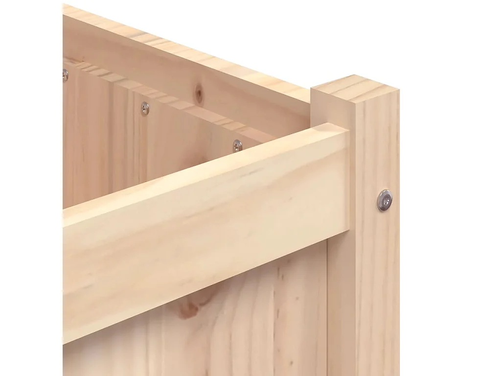 Jardinière 90x50x70 cm bois de pin massif