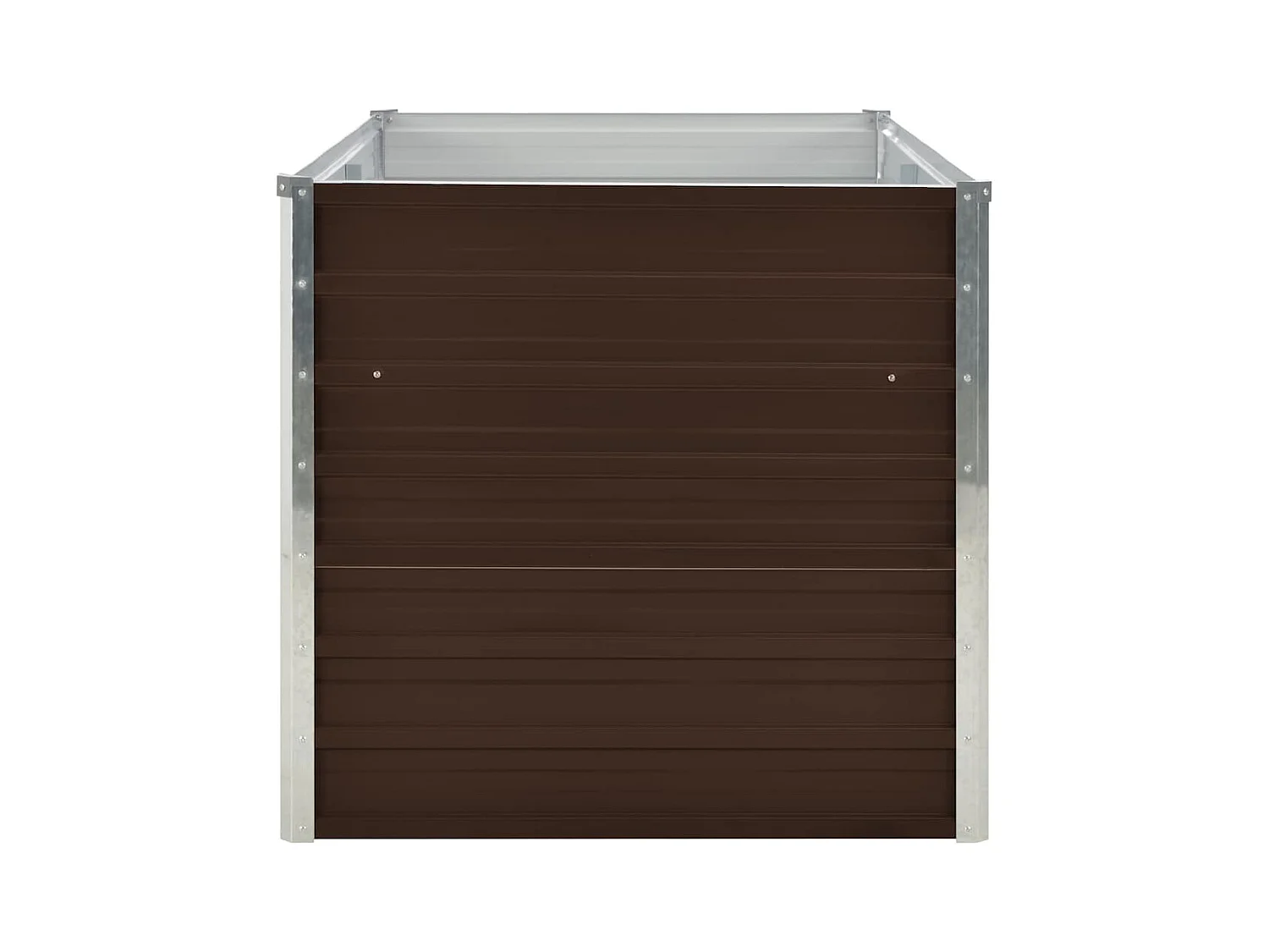 Jardinière surélevée Marron 160x80x77 cm Acier galvanisé