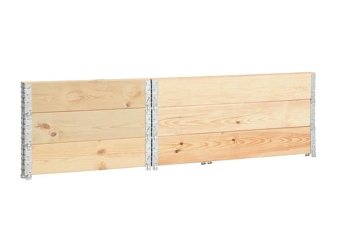 Jardinières surélevées 3 pcs 100x150 cm Bois de pin solide