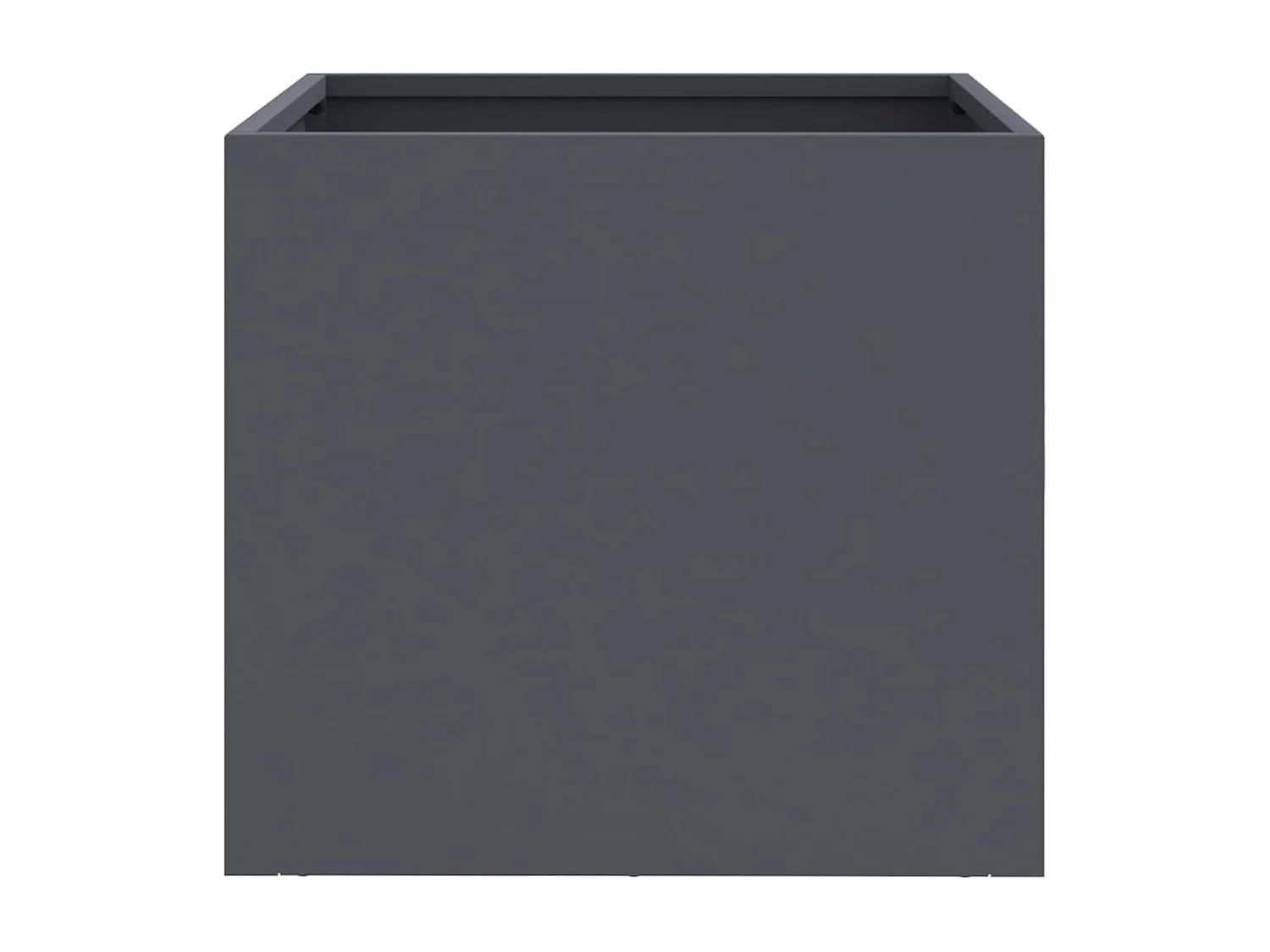 Jardinières 2 pcs anthracite 32x30x29 cm acier