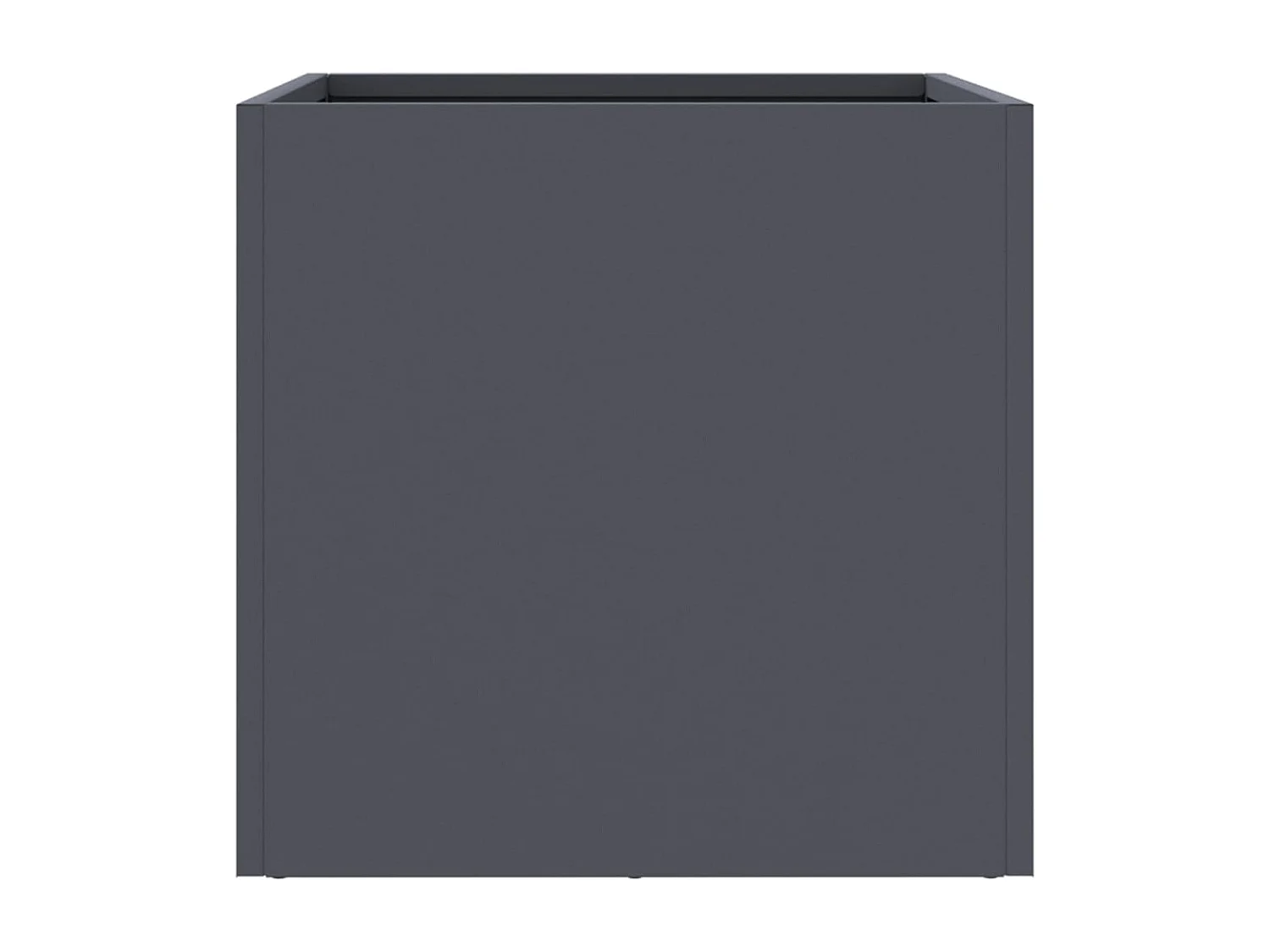 Jardinières 2 pcs anthracite 32x30x29 cm acier