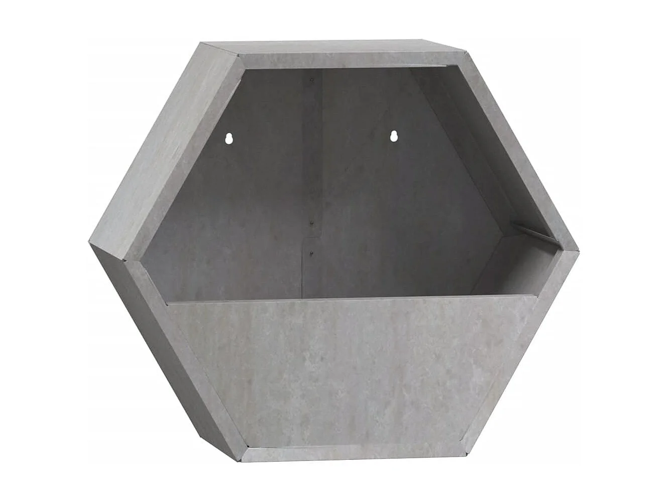 Jardineras de pared 2 uds Acero Corten Oxidado 30x10x25 cm