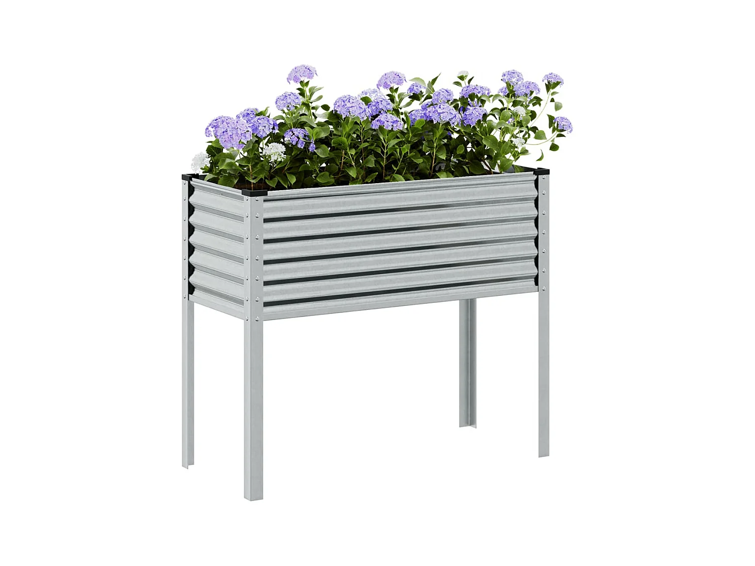 Fioriera 100x41x90 cm in acciaio inox