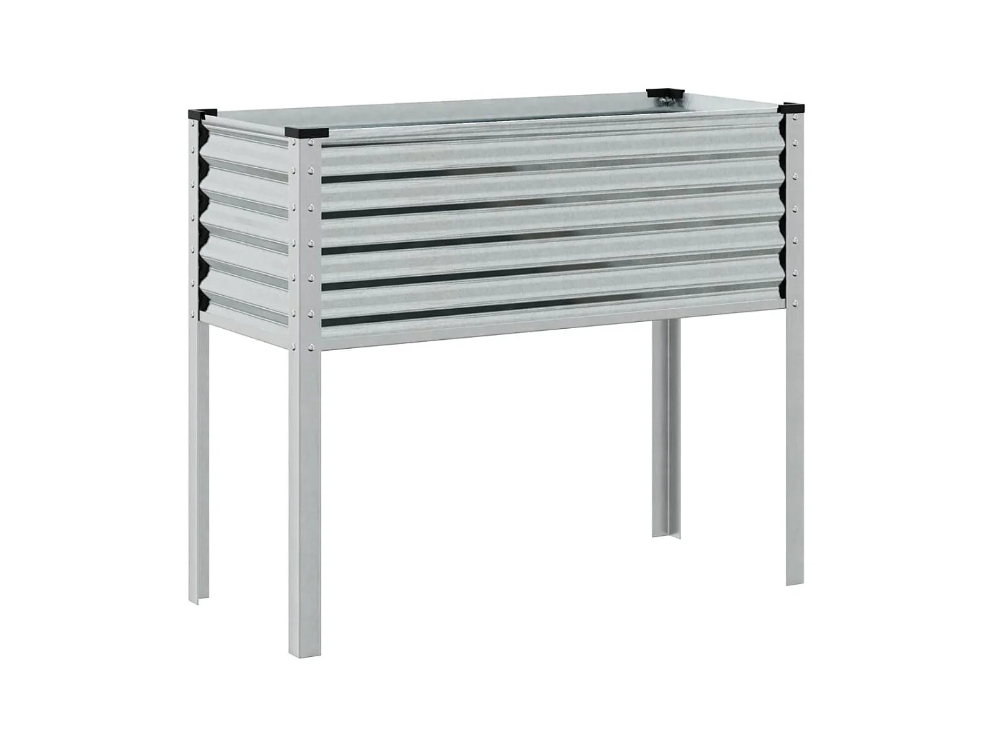 Fioriera 100x41x90 cm in acciaio inox