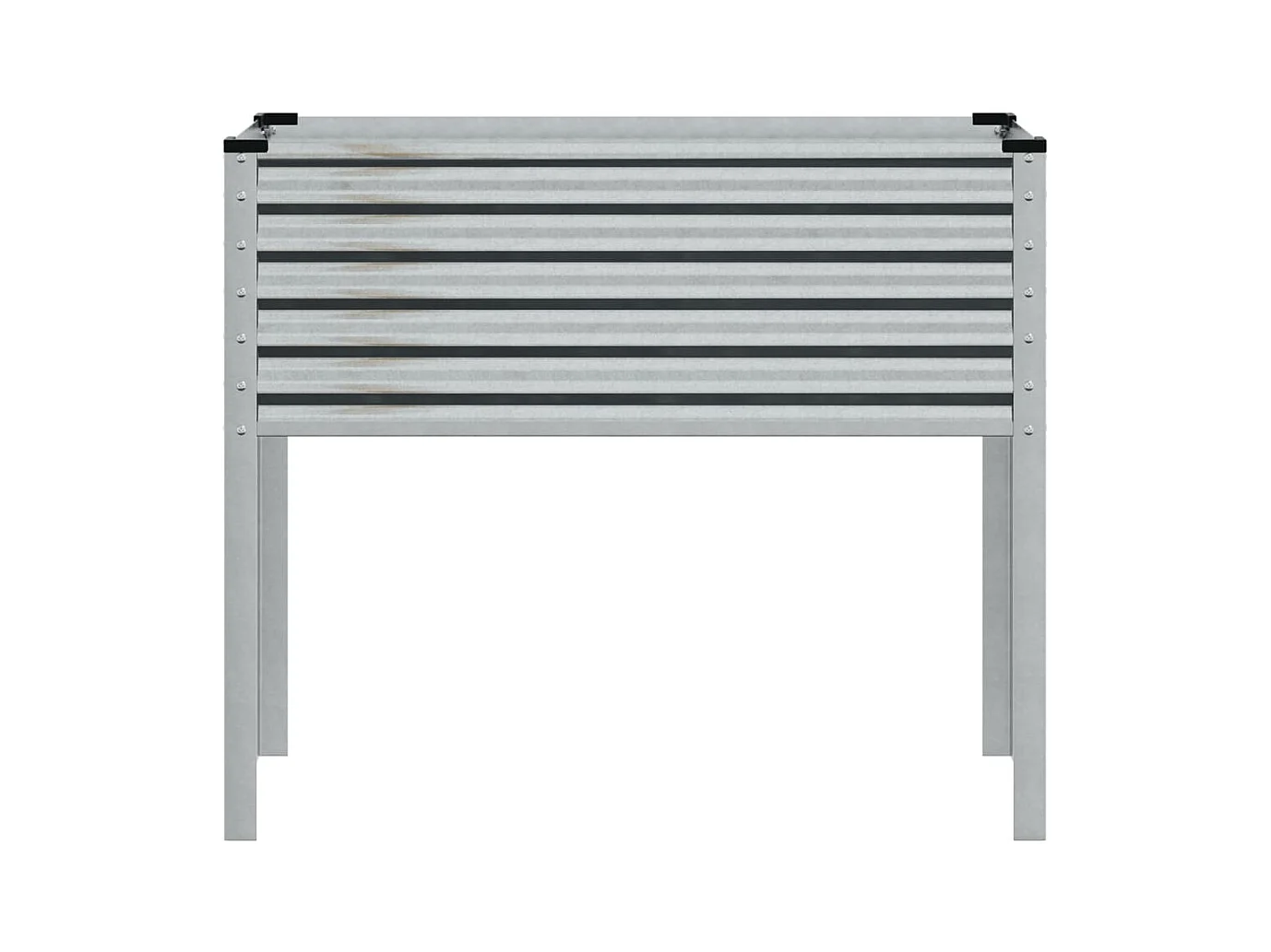 Fioriera 100x41x90 cm in acciaio inox