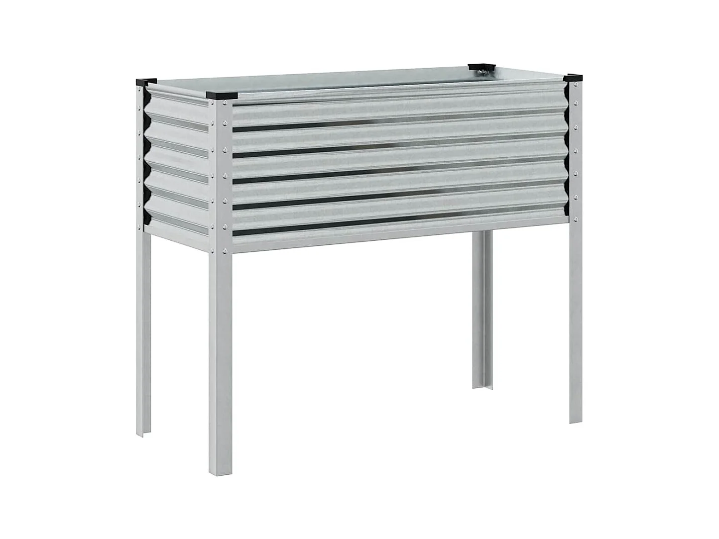 Fioriera 100x41x90 cm in acciaio inox