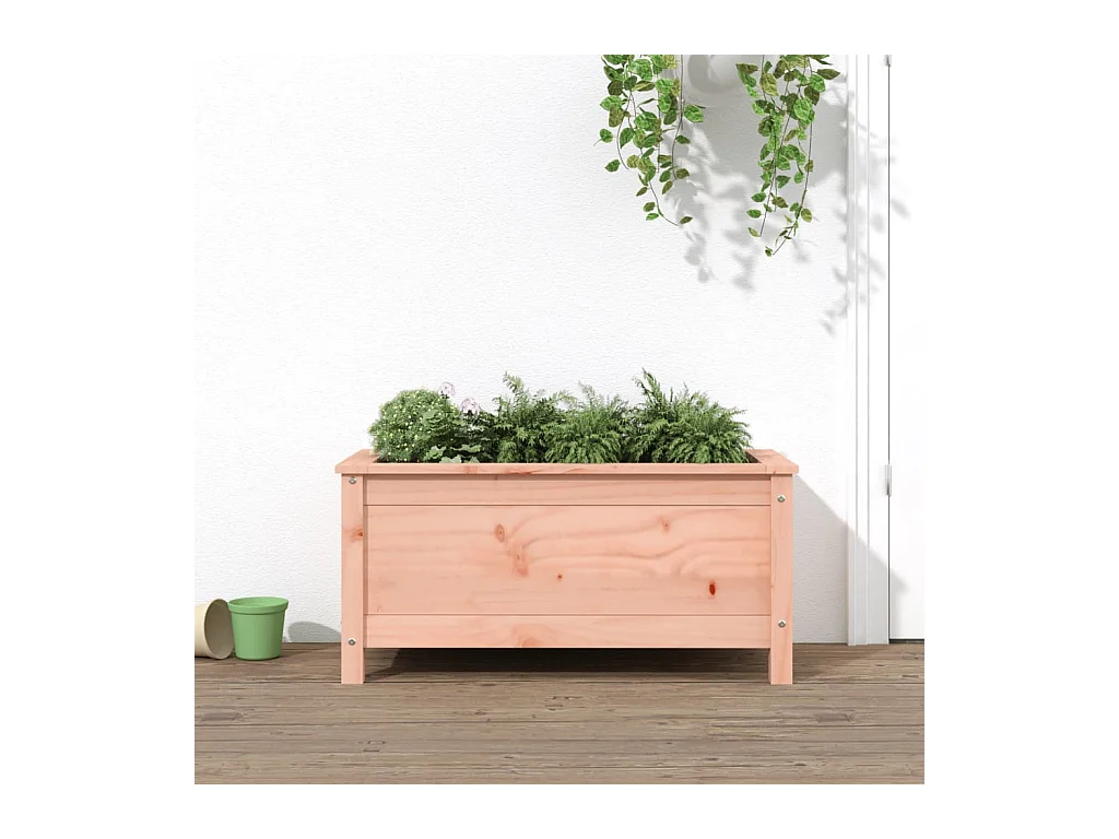 Jardinière 82,5x40x39 cm bois massif douglas