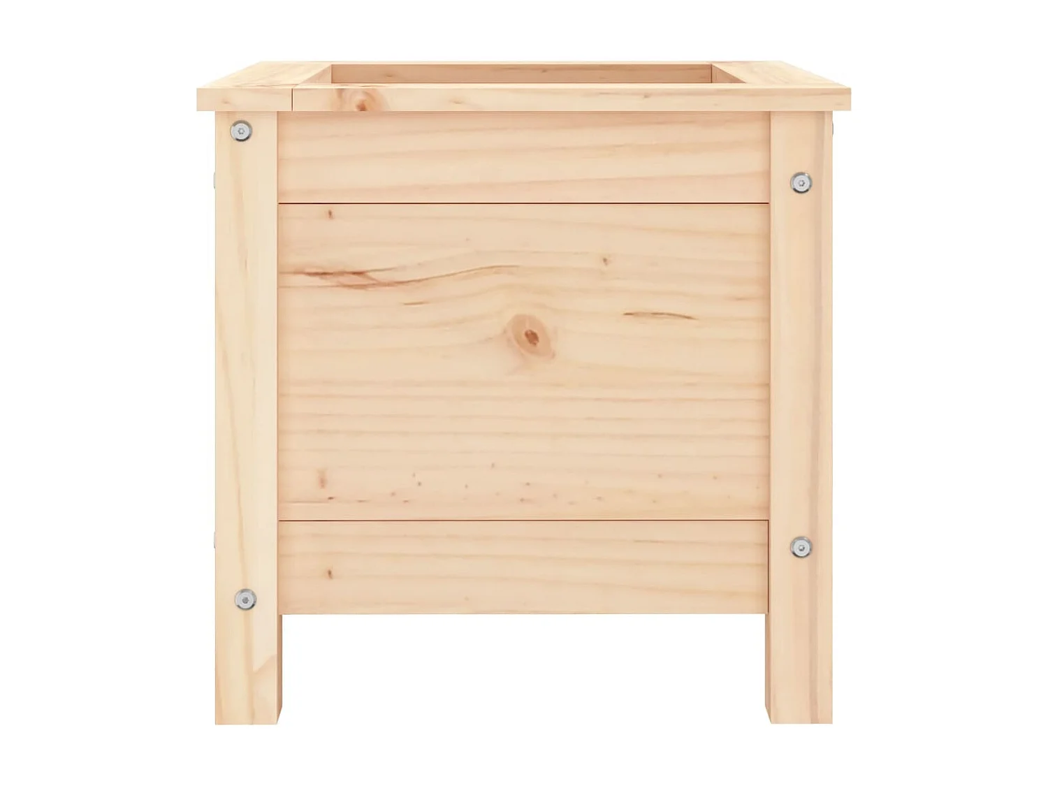 Jardinière 40x40x39 cm bois de pin massif