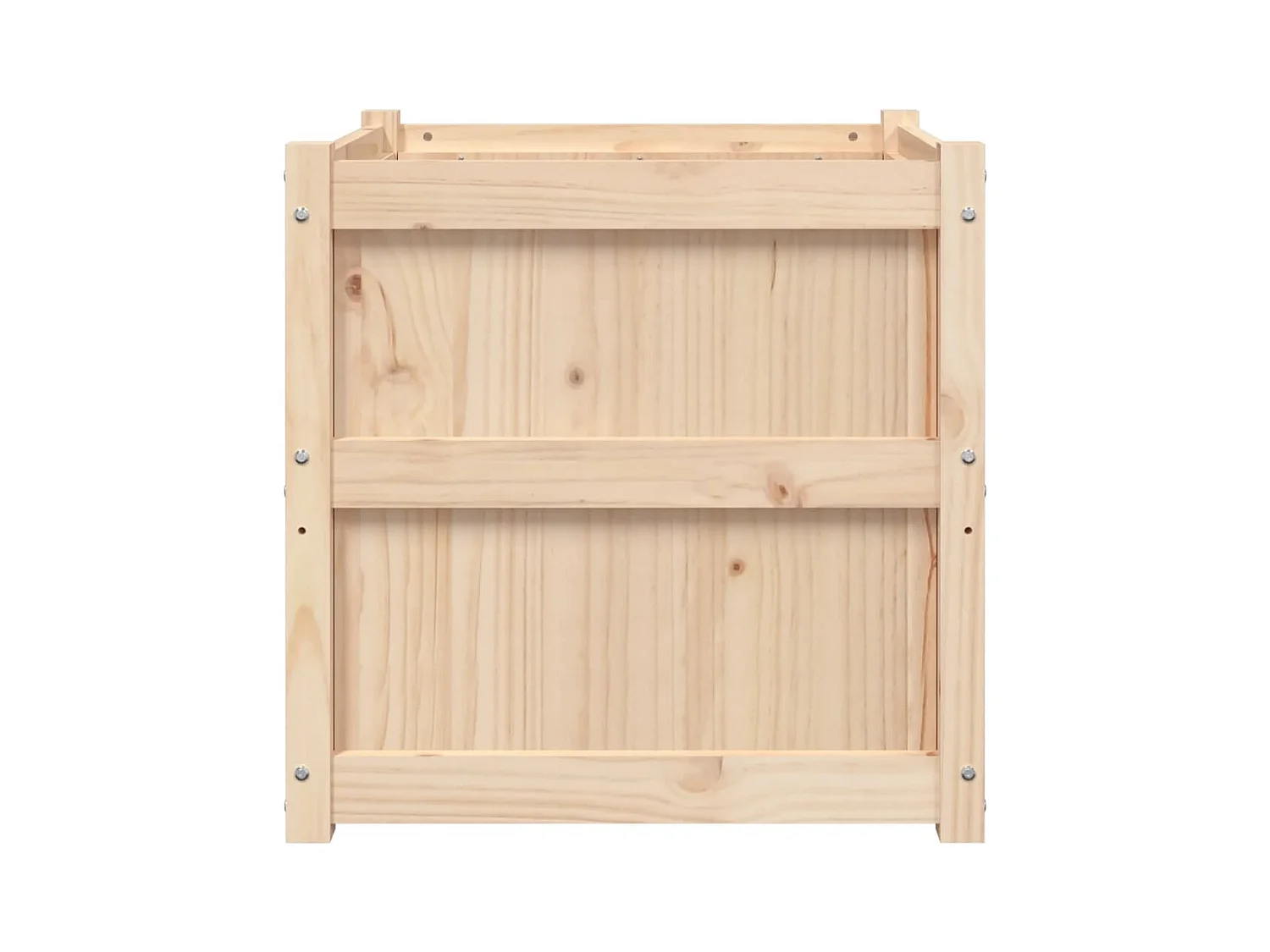 Jardinière d'extérieur 60x60x60 cm bois de pin massif