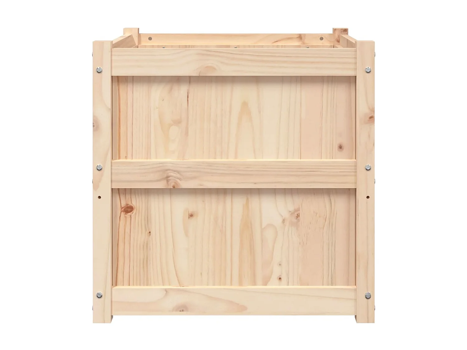 Jardinière d'extérieur 60x60x60 cm bois de pin massif