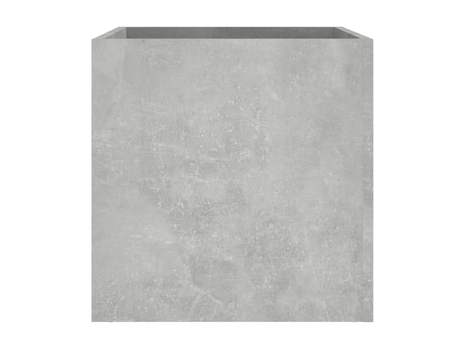 Jardinière Gris béton 40x40x40 cm Bois d'ingénierie