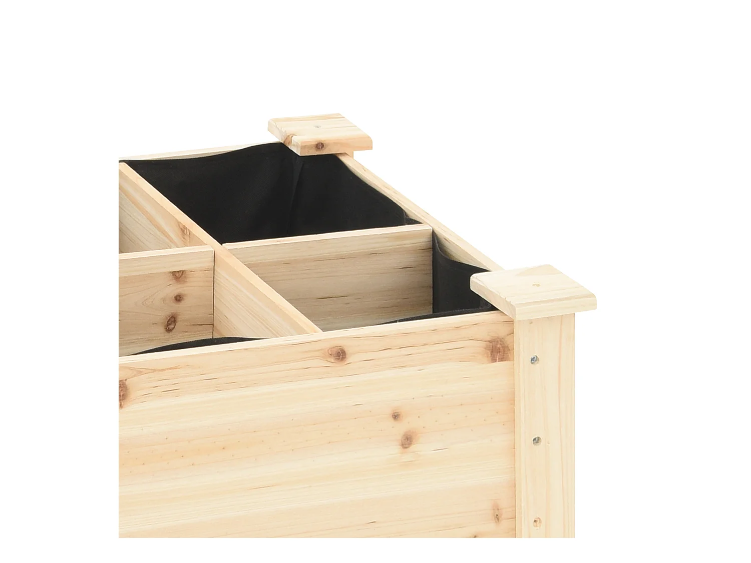 Jardinière avec Grilles 161x43x76 cm Bois Massif de Sapin