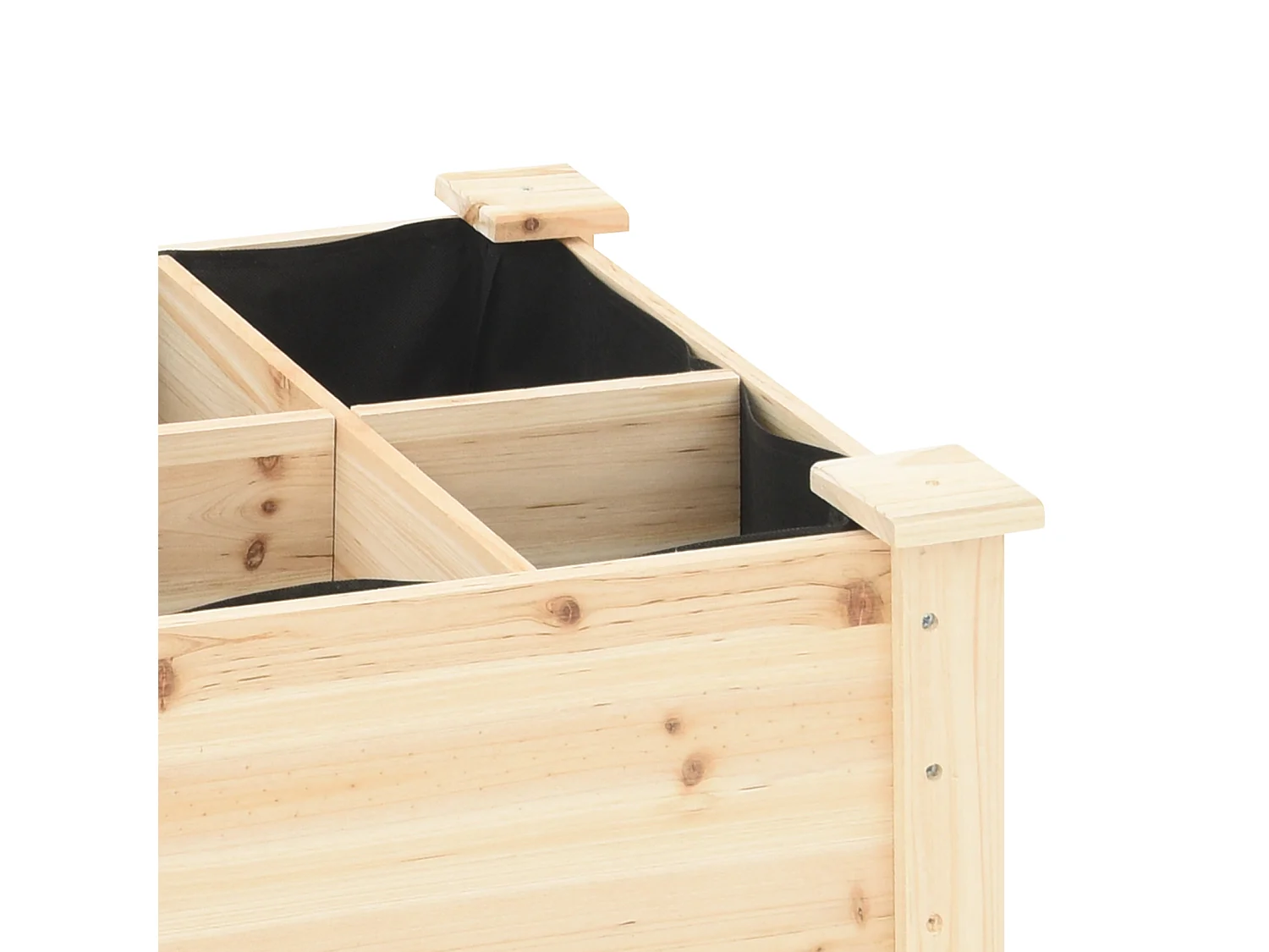 Jardinière avec Grilles 161x43x76 cm Bois Massif de Sapin