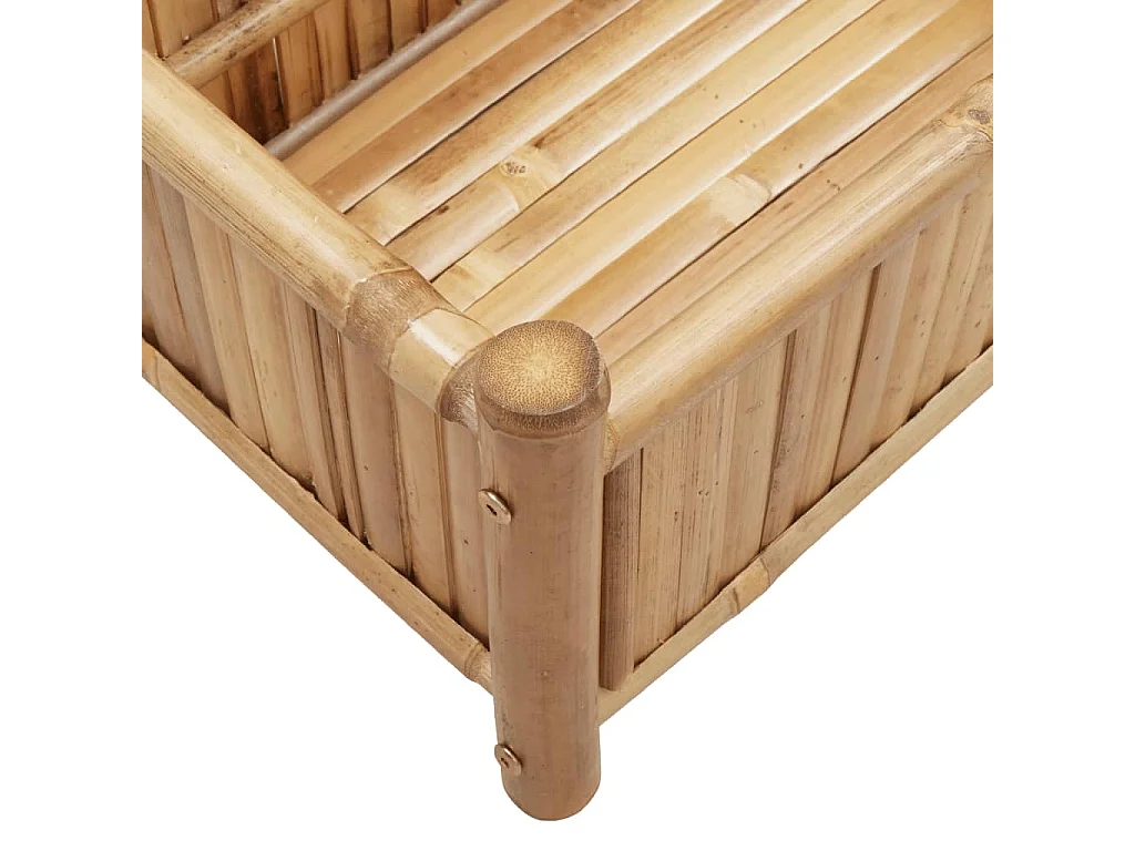 Jardinière 100x30x25 cm bambou