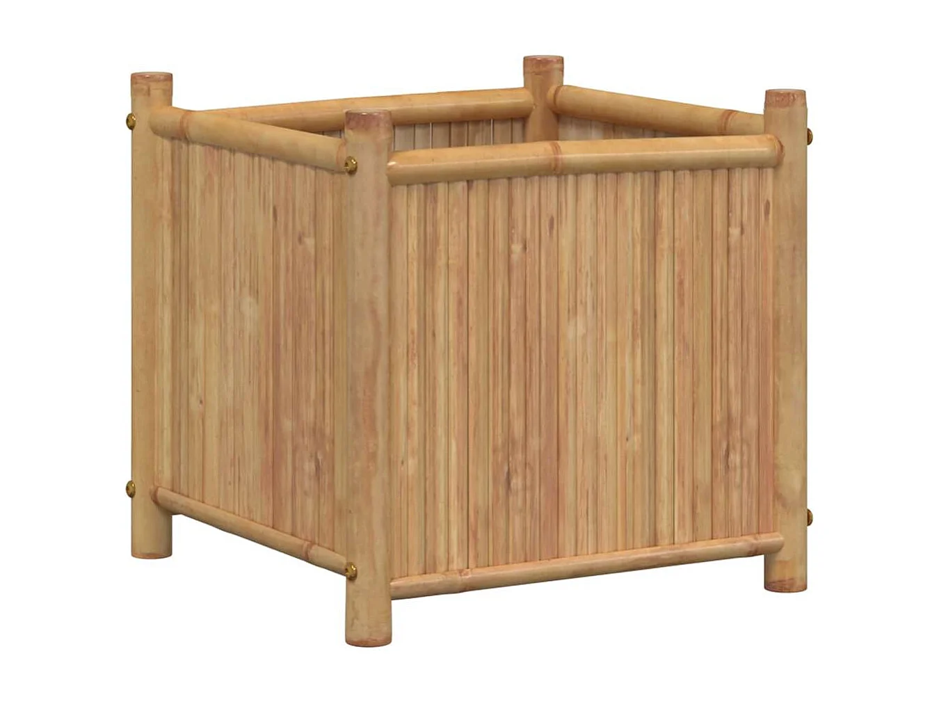 Jardinière 40x40x40 cm bambou