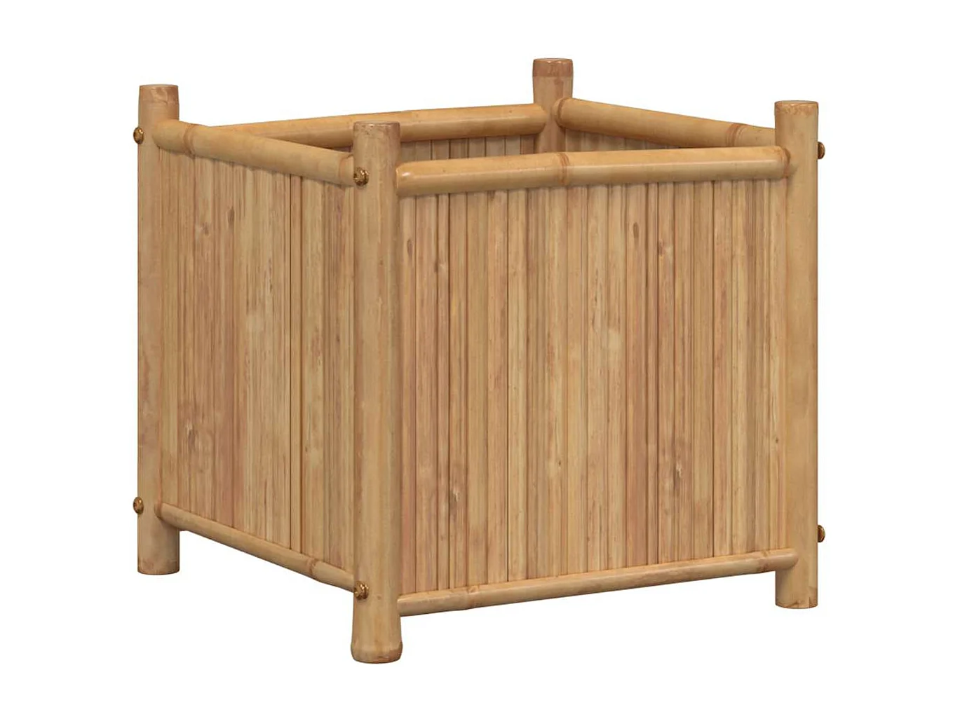 Jardinière 40x40x40 cm bambou