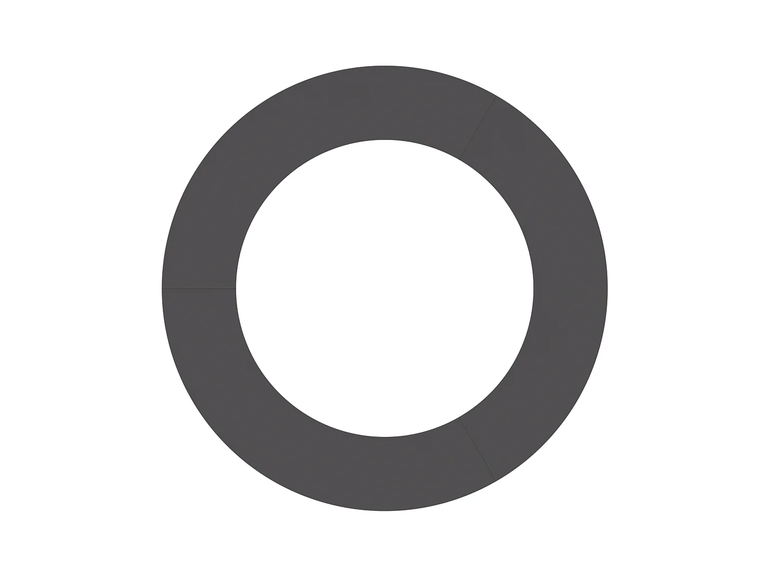 Set di fioriere in plastica nera