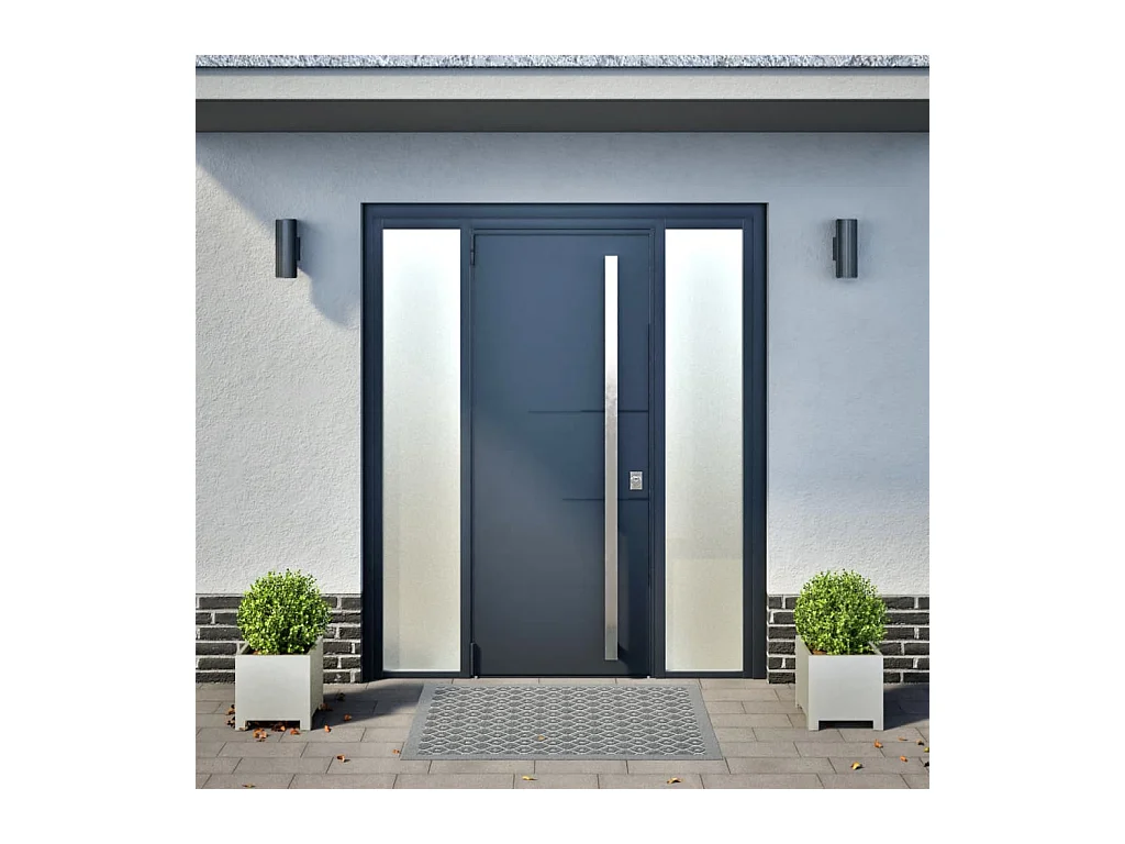 Jardinières 2 pcs 30x30x30 cm acier inoxydable