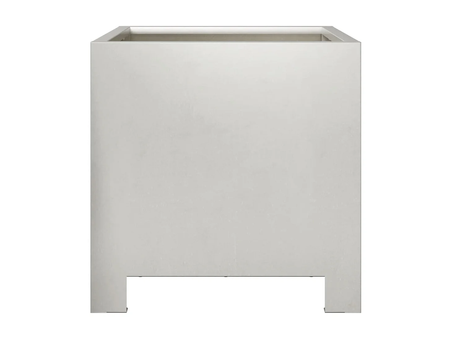 Pflanzkübel 2 Stück 30x30x30 cm Edelstahl