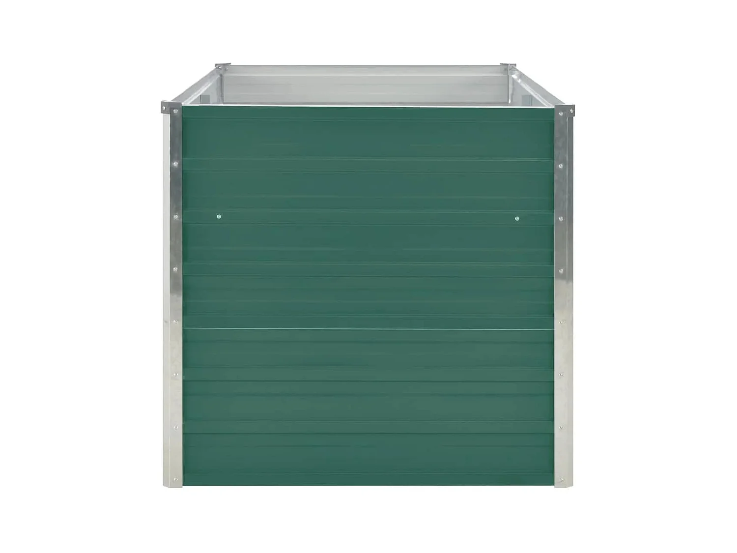 Jardinière 160 x 80 x 77 cm Acier galvanisé Vert