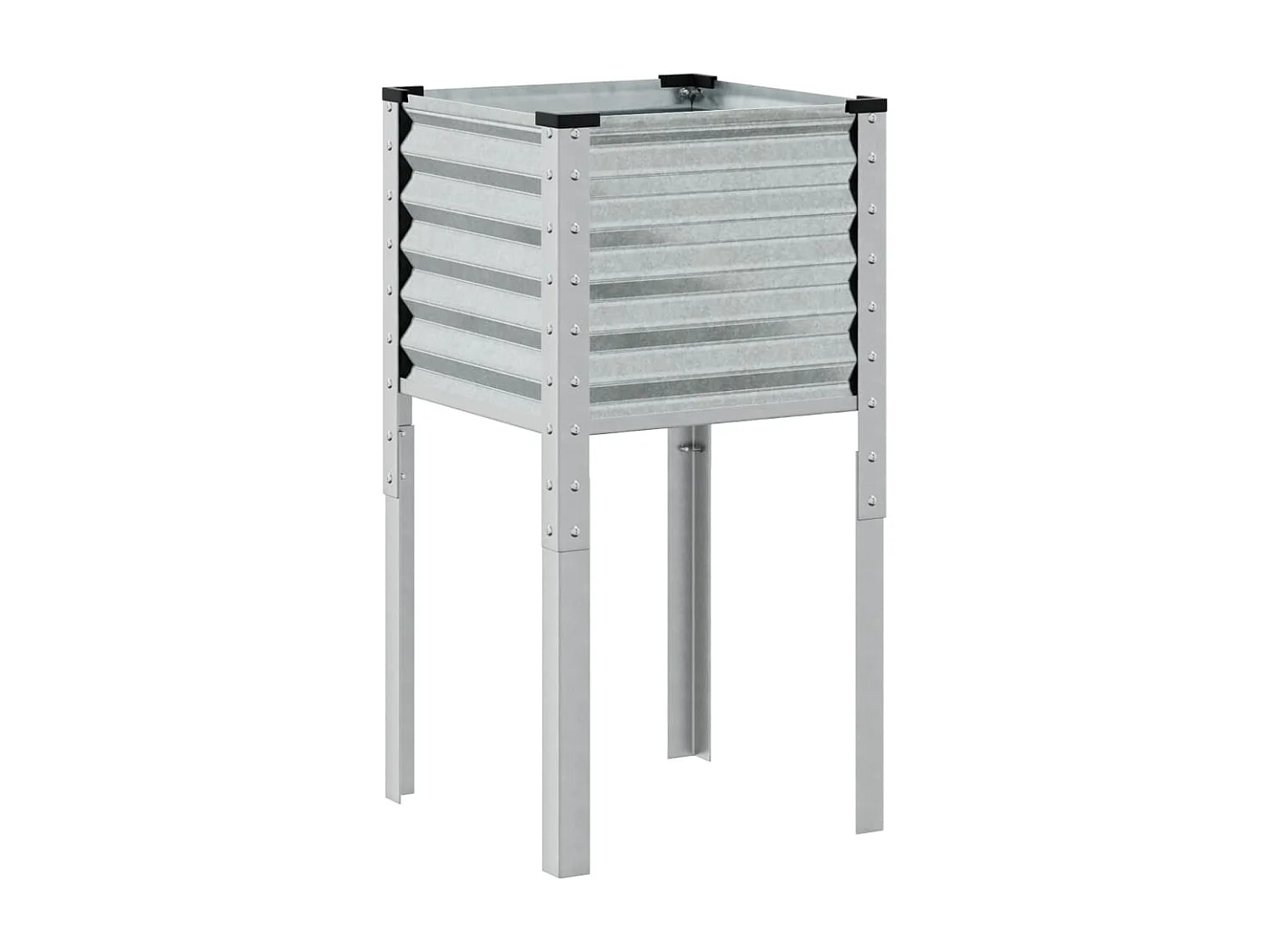 Jardinera 45x45x88 cm acero galvanizado