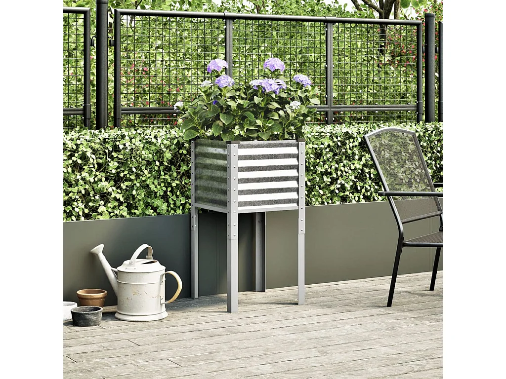 Jardinera 45x45x88 cm acero galvanizado