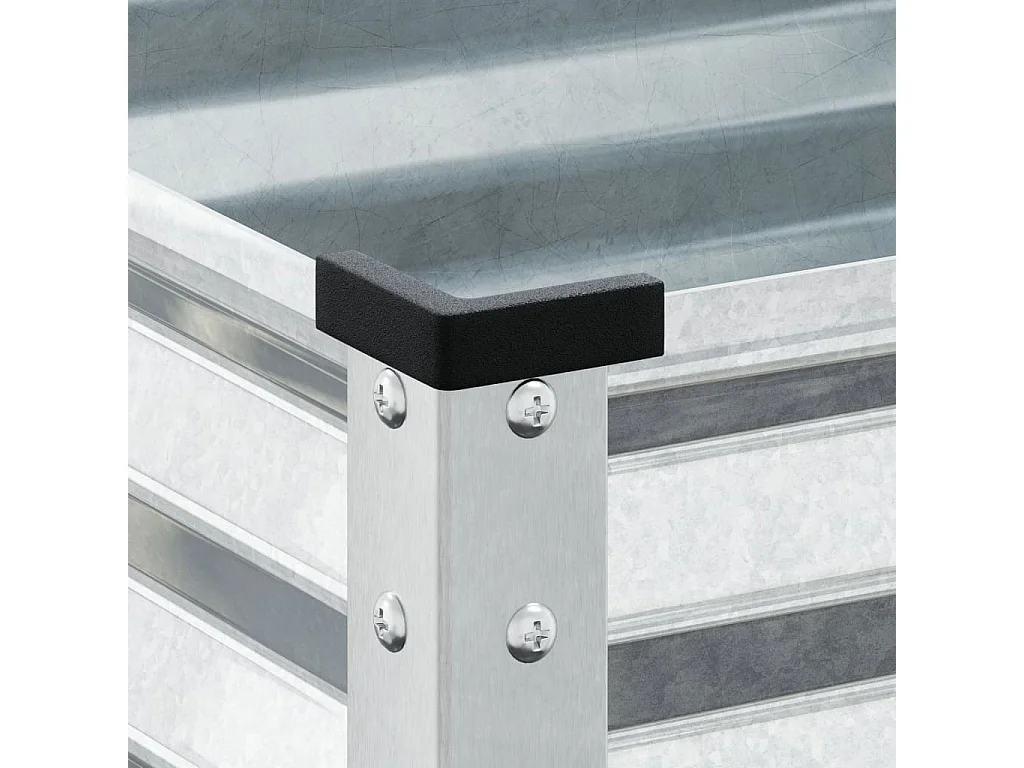 Jardinera 45x45x88 cm acero galvanizado