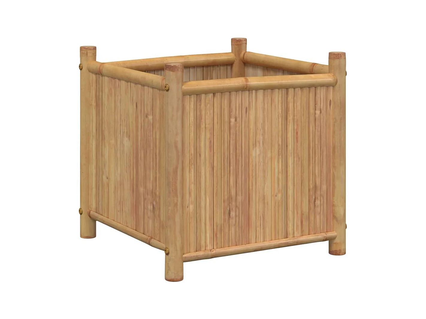 Fioriera in bambù 50x50x50 cm