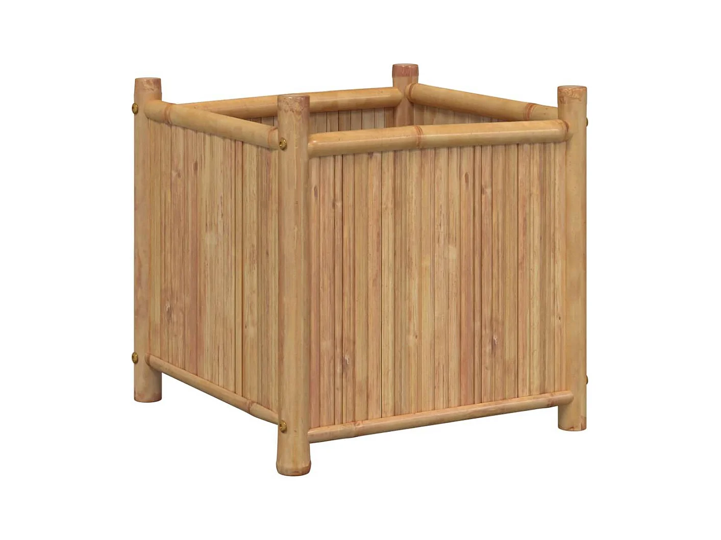 Fioriera in bambù 50x50x50 cm