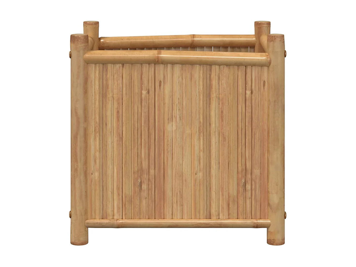 Jardinière 50x50x50 cm bambou