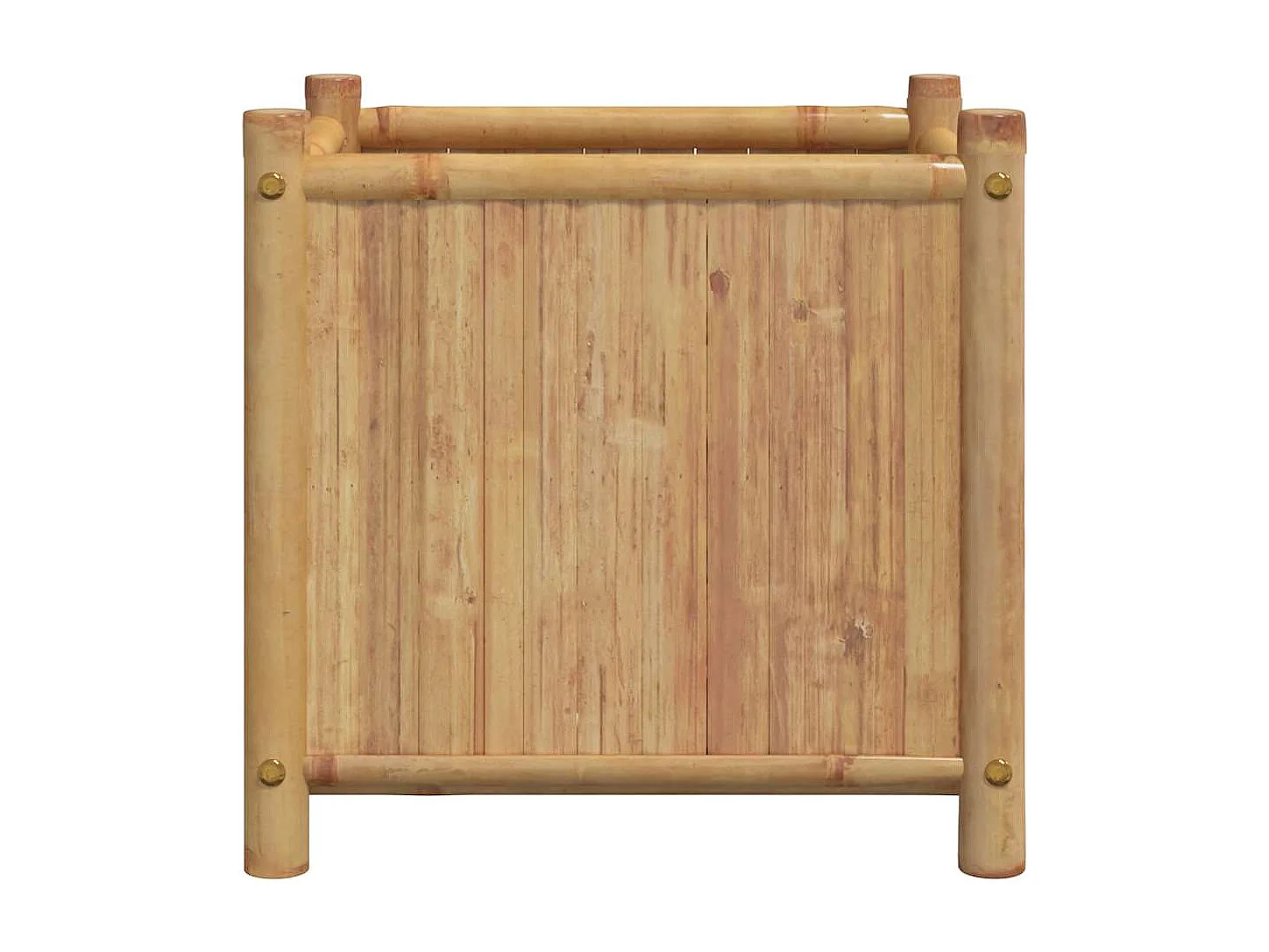 Jardinière 50x50x50 cm bambou