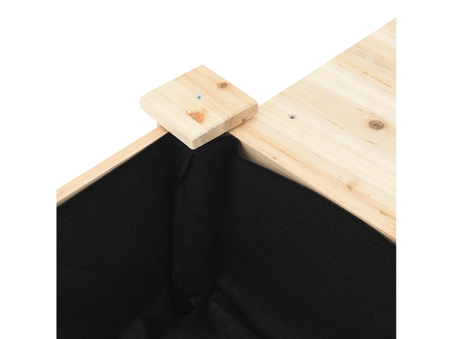 Plantenbak met planken 155x59x76 cm van massief grenenhout