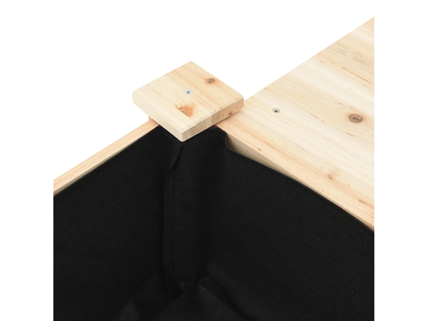 Plantenbak met planken 155x59x76 cm van massief grenenhout