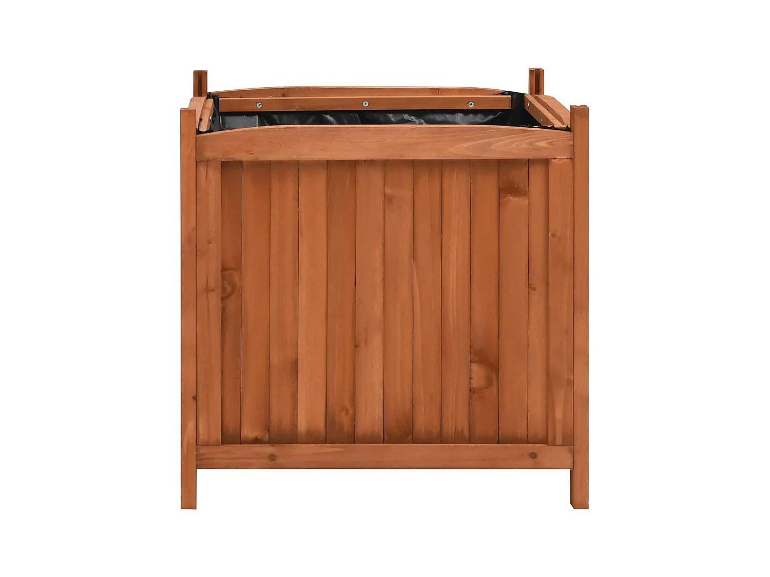 Jardinières surélevées 2 pcs 50x50x50 cm Bois de sapin