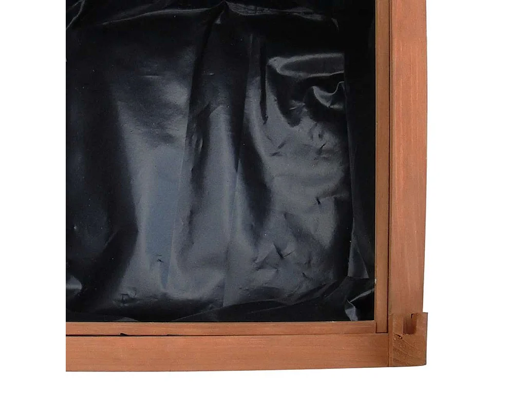 Jardinières surélevées 2 pcs 50x50x50 cm Bois de sapin