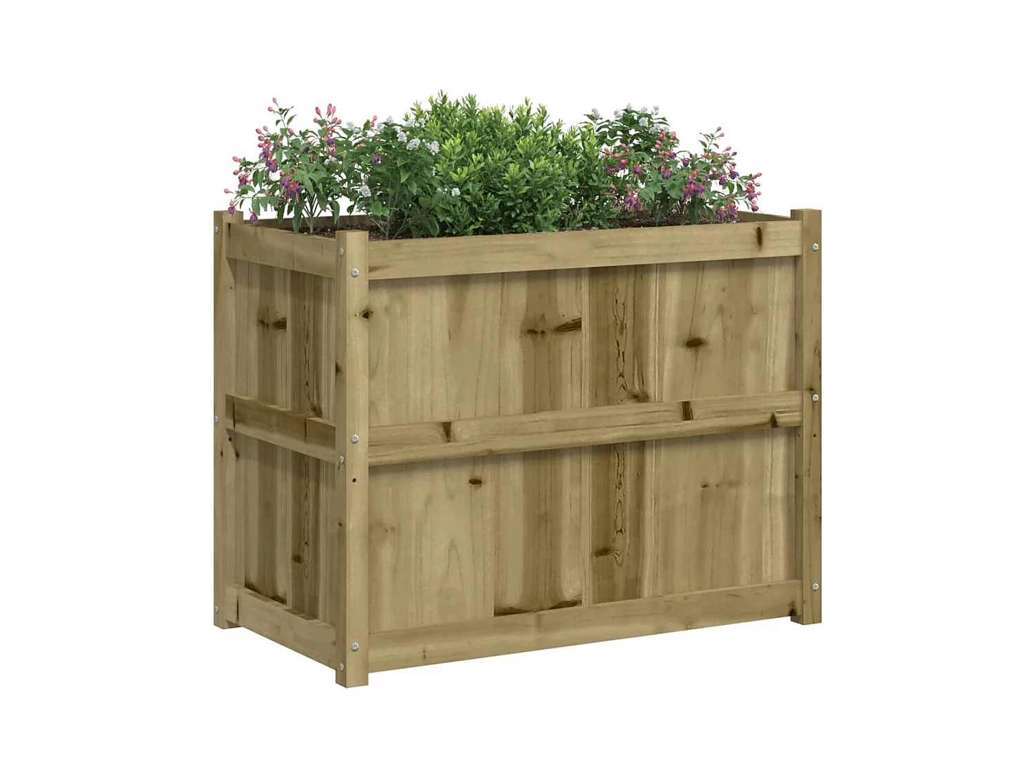 Jardinière 90x50x70 cm bois de pin imprégné