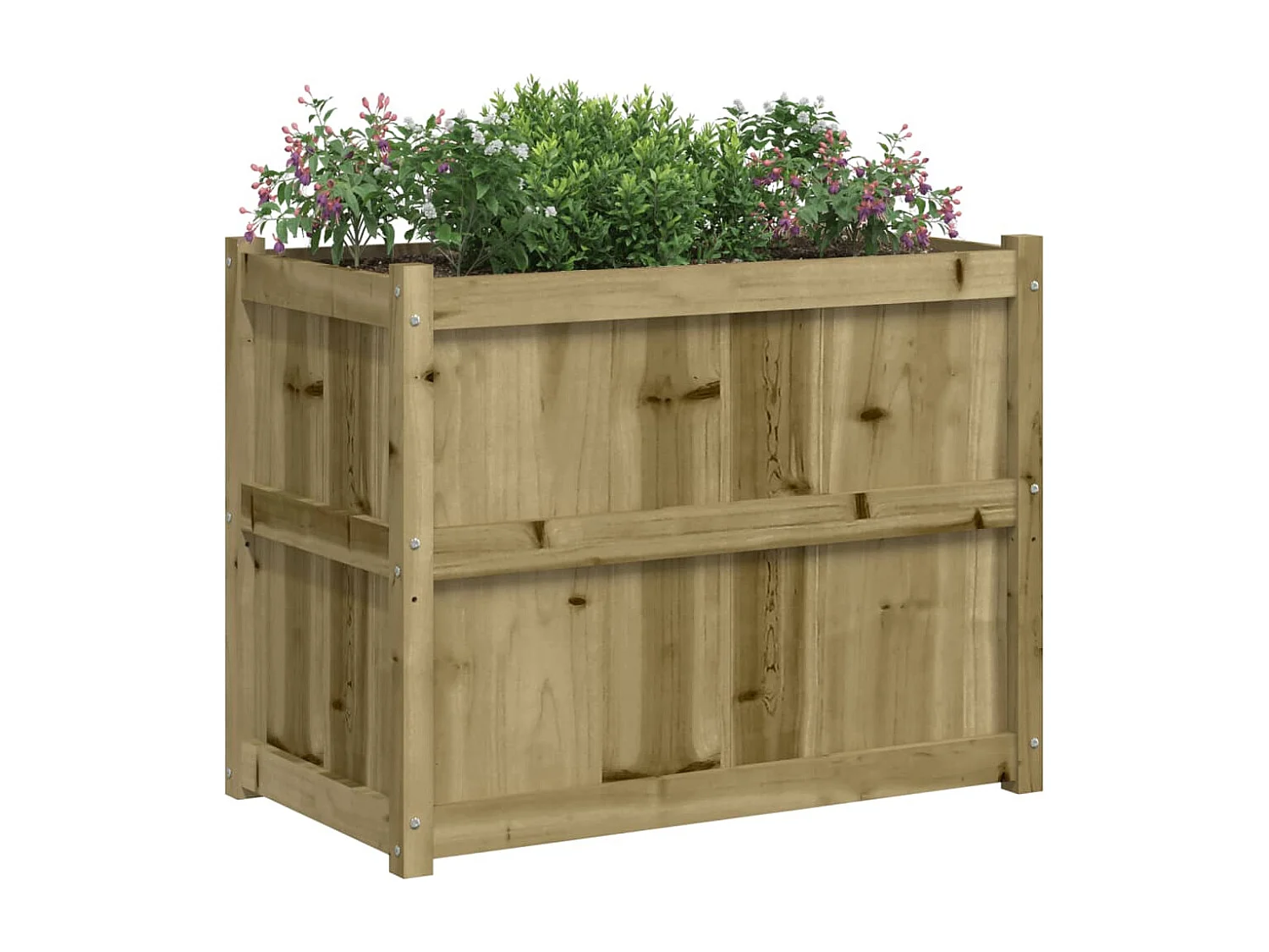 Jardinière 90x50x70 cm bois de pin imprégné