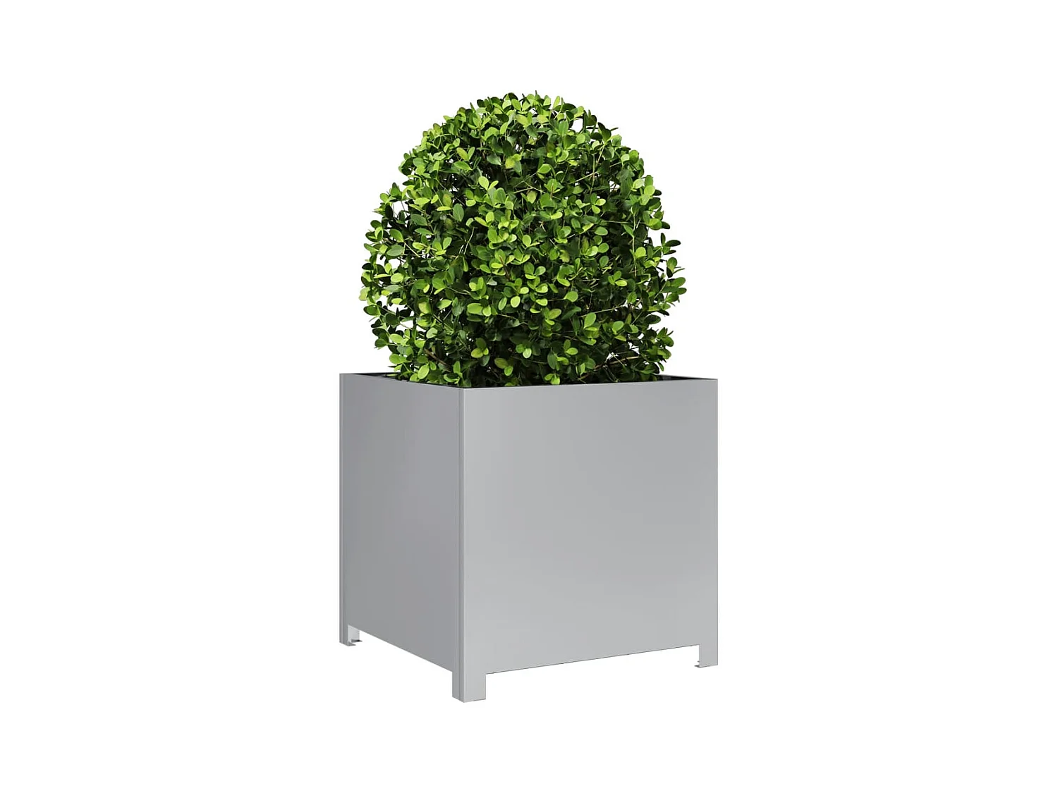 Fioriera 50x50x50 cm in acciaio zincato