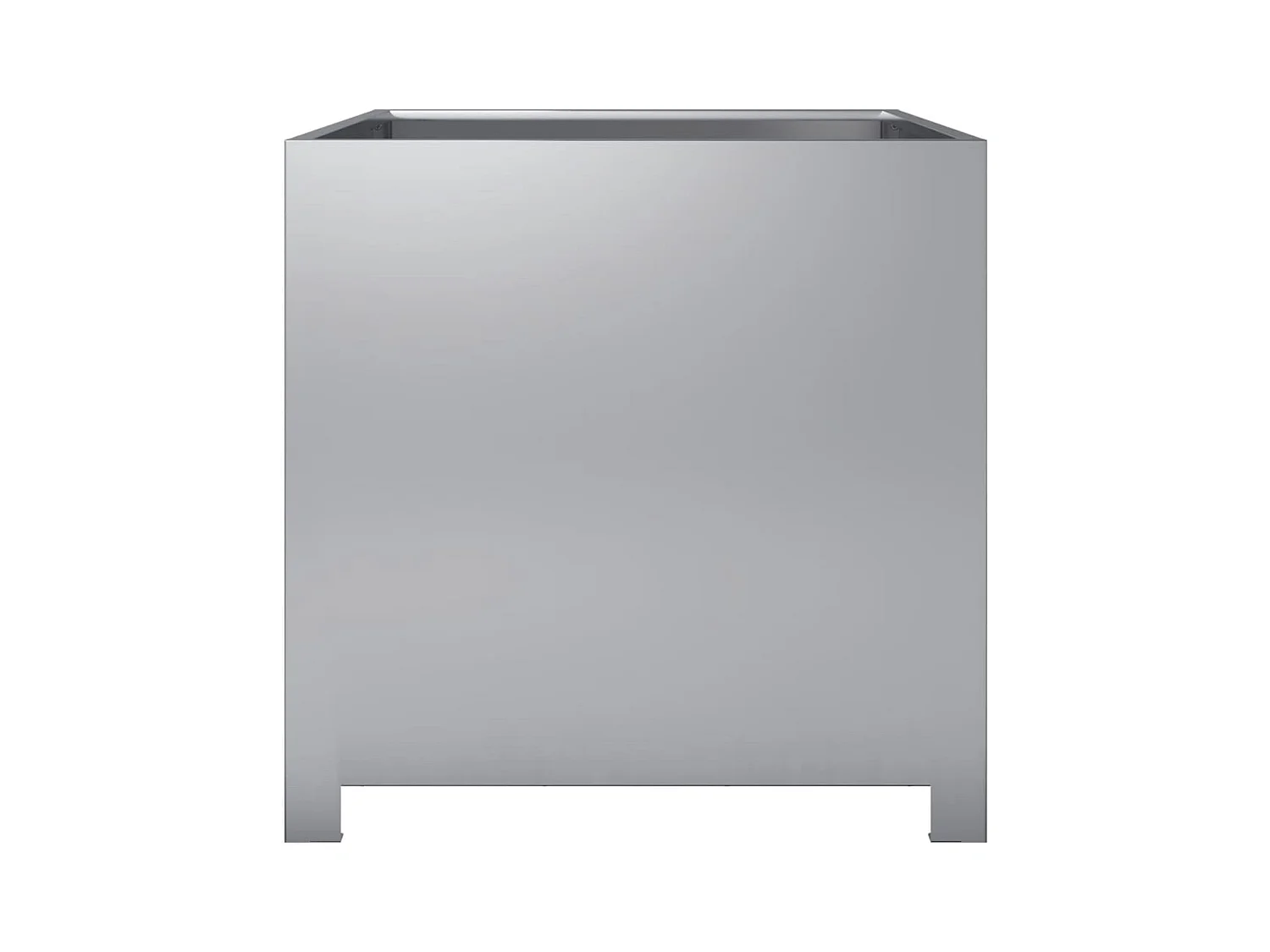 Fioriera 50x50x50 cm in acciaio zincato