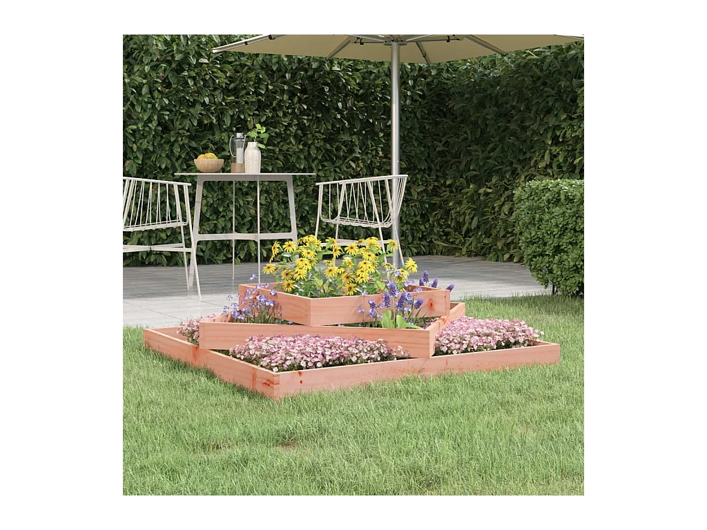 Jardinière 112x112x27 cm Bois de douglas massif