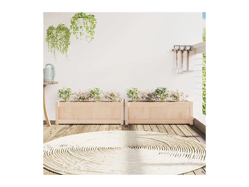 stuks plantenbakken van massief grenenhout