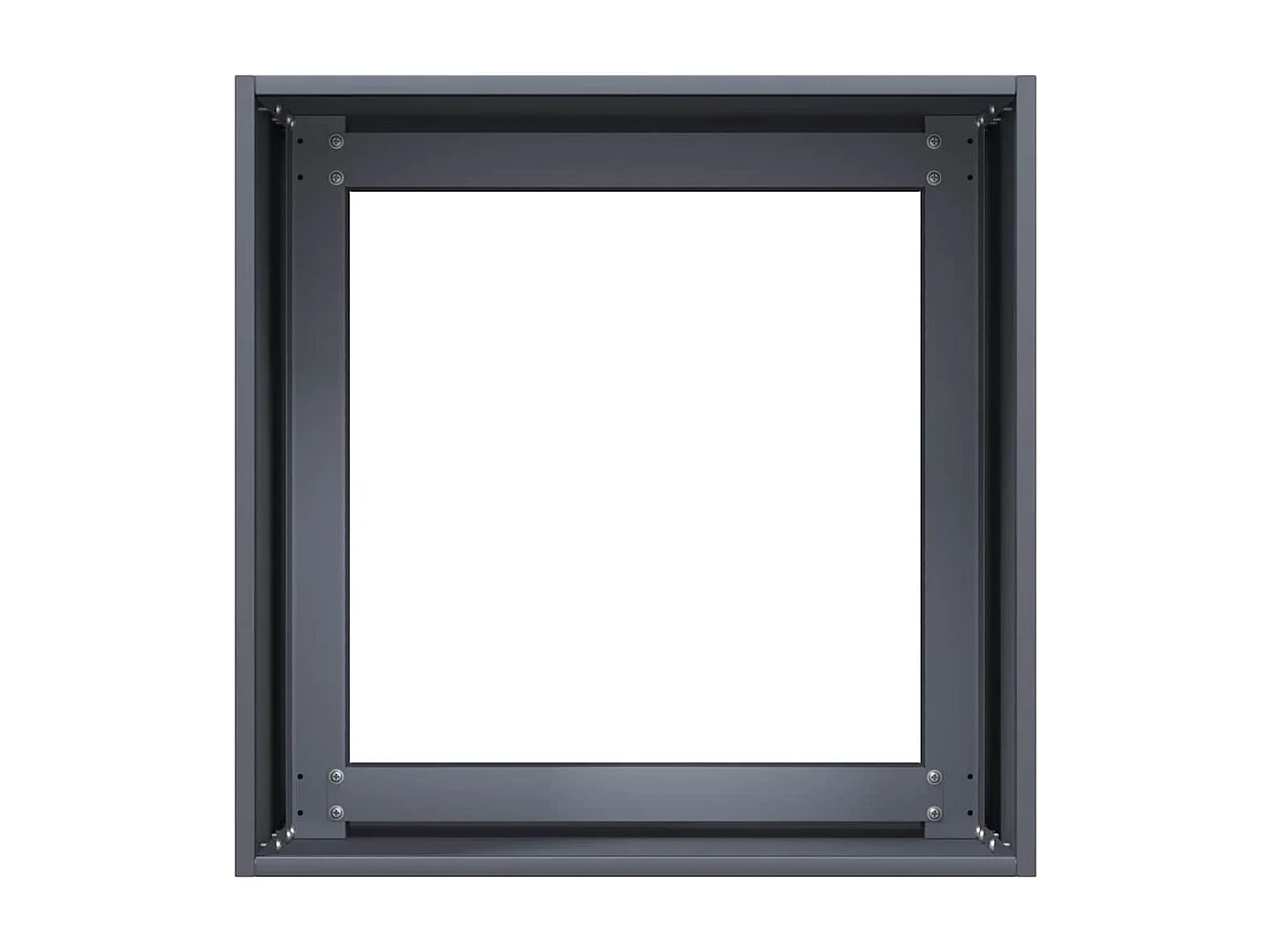 Jardinière anthracite 40x40x40 cm acier laminé à froid