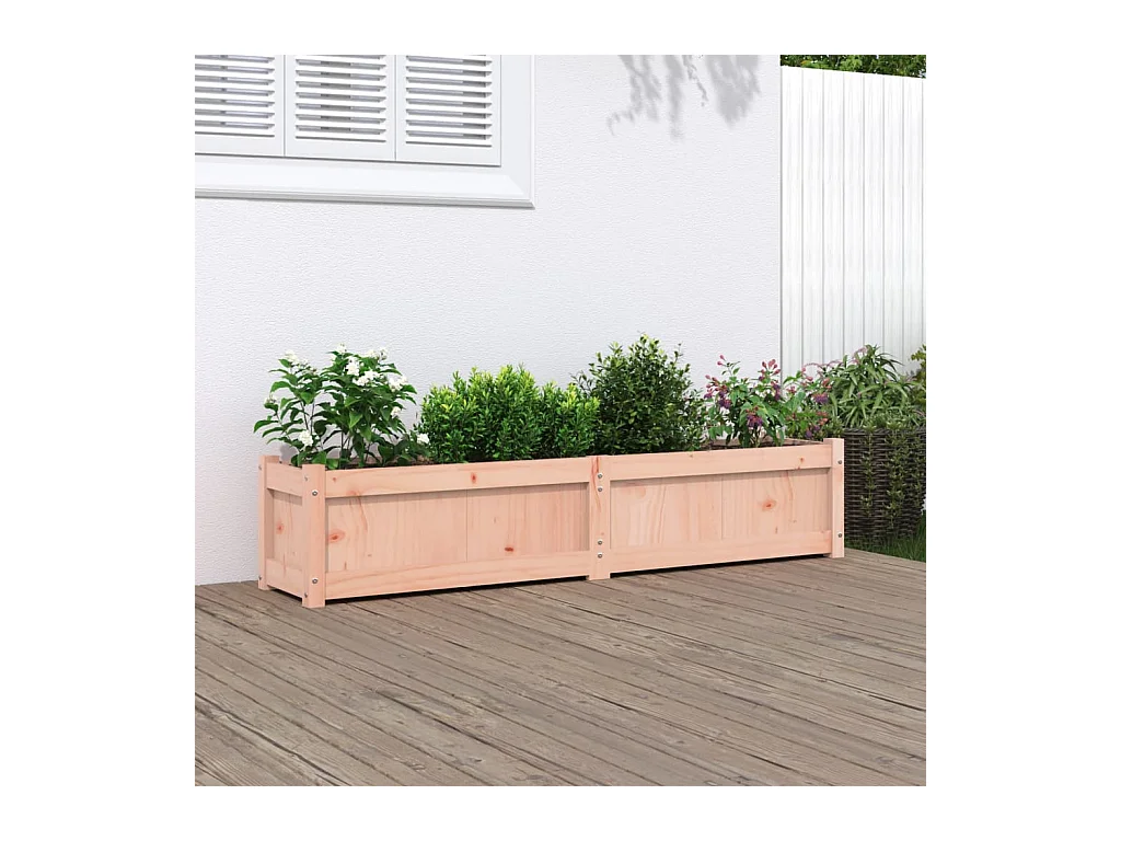 Jardinière 150x31x31 cm bois massif douglas