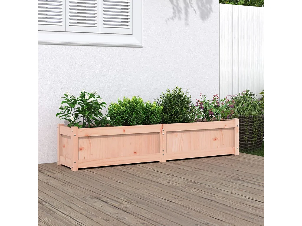 Jardinière 150x31x31 cm bois massif douglas
