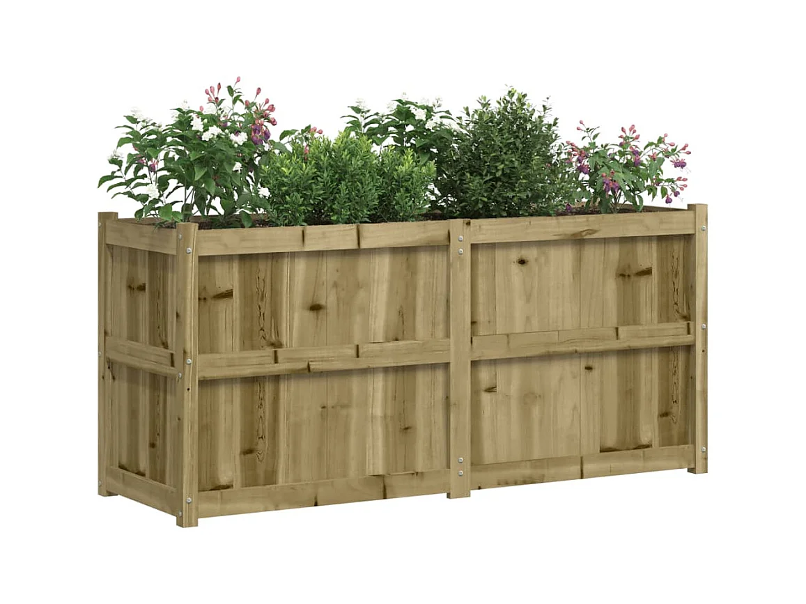 Jardinière 150x50x70 cm bois de pin imprégné
