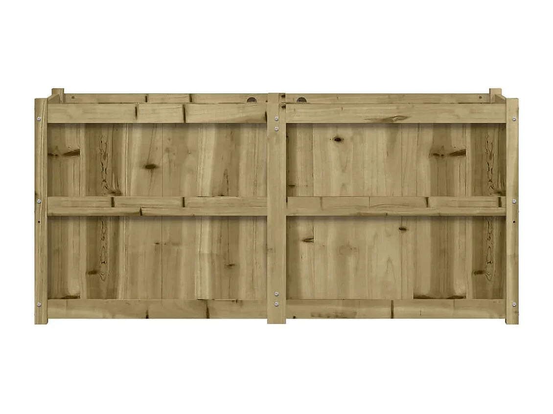 Jardinière 150x50x70 cm bois de pin imprégné