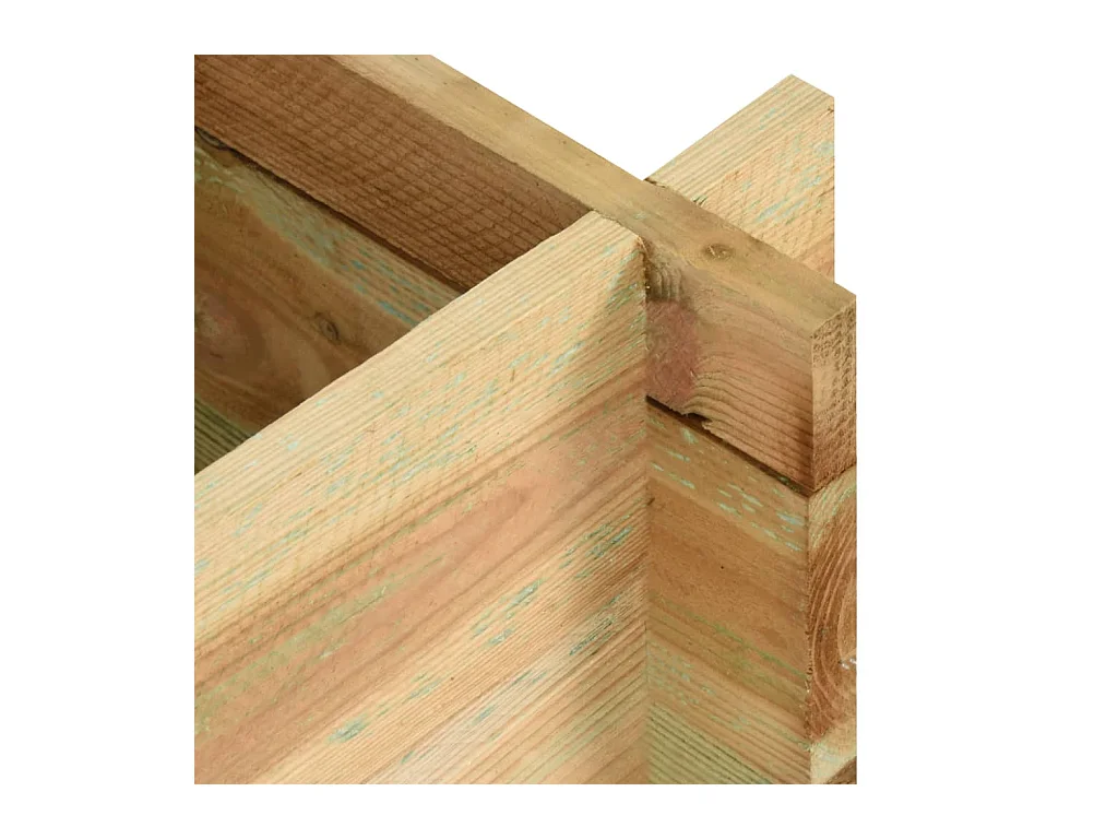 Jardinière surélevée pour légumes Bois de pin imprégné 40 cm