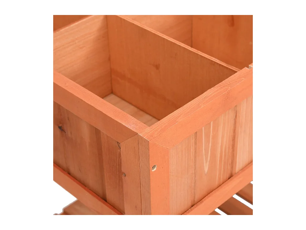 Jardinière à herbes 80x60x80 cm Bois de sapin massif